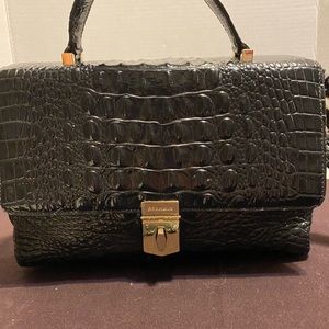 Brahmin Danielle embossed leather Satchel, crossbody